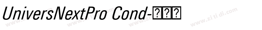 UniversNextPro Cond字体转换
